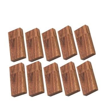 Imagem de Unidade flash USB EASTBULL, pacote de 16 GB x 10, USB 2.0 de madeira