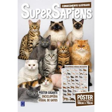 Imagem de Pôster Sem Dobras Raças de Gatos - 50cm x 70cm - editora europa