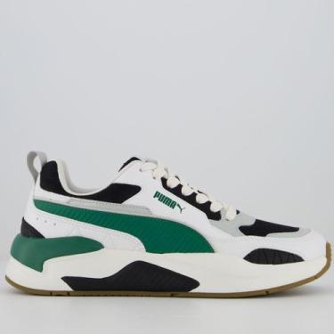 Imagem de Tênis Puma X-Ray 2 Square Branco Preto e Verde, 44