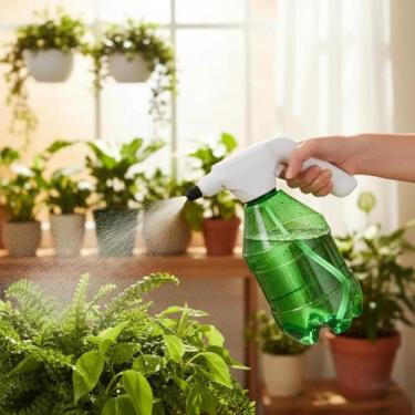 Imagem de Pulverizador de Jardim Elétrico Recarregável 1 litro Frasco Spray Cor 