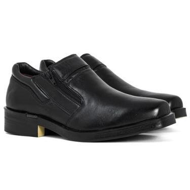 Imagem de Sapato Masculino Ferracini 24h Social Clássico Urban Way Couro Zíper, 