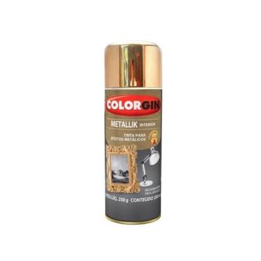 Imagem de Spray Colorgin Metallik Interior 350ml Secagem Rápida