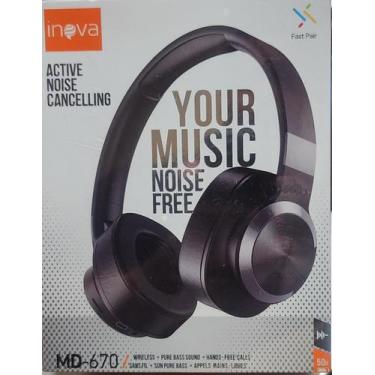 Imagem de Fone bluetooth headphone com cancelamento de ruído inova