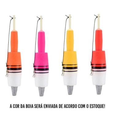 Imagem de Boia De Arremesso Para Pesca N16 Cor Sortid 45g - Bóias Barão