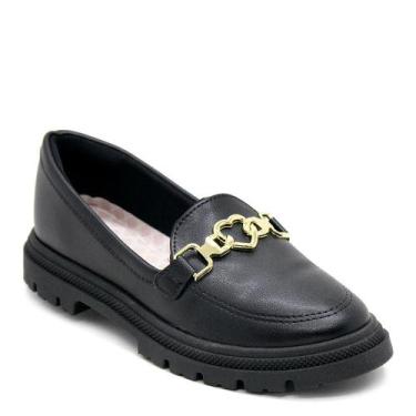 Imagem de Sapato Infantil Molekinha Loafer Tratorado 2566.102 Preto, 30, Preto