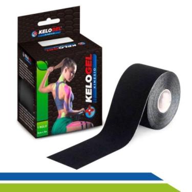 Imagem de Kinesio Tape Fita Bandagem Elástica Funcional Sport Adesiva 5cmx5m Pós