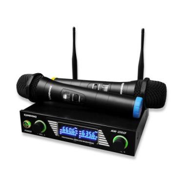 Imagem de Microfone Profissional Duplo Sem Fio Mm-220sf - Soundvoice