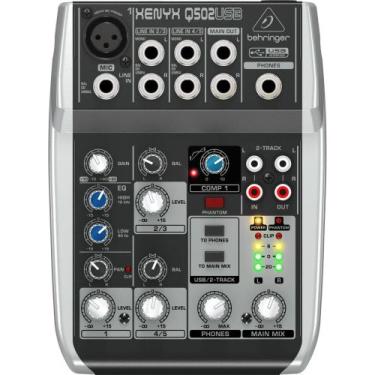 Imagem de Mesa de Som 5 Canais Balanceados (1 XLR + 4 P10) c/ USB / Phan Xenyx Q