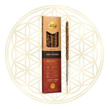 Imagem de Incenso Sagrada Madre Vareta Linha Natural 2 Aromas, Yagra e Palo Sant