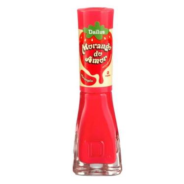 Imagem de Esmalte Dailus Morango do Amor Vegano Cor Morangão 8ml