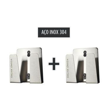 Imagem de 2un Porta Esponja Inox Com Ventosa Suporte Multifuncional Para Pia - C