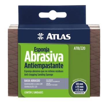 Imagem de Esponja abrasiva baixa abrasão granulação 220 - AT18/220 - ATLAS