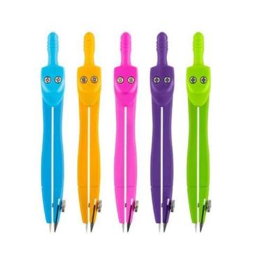 Imagem de Compasso escolar metálico - neon - BRW SUP