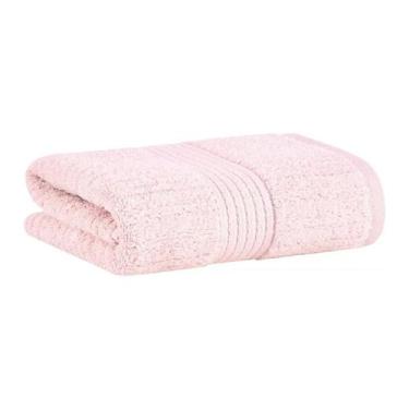 Imagem de Toalha de rosto fio penteado canelado - 48 x 85 - rosa 3137 - buddemey
