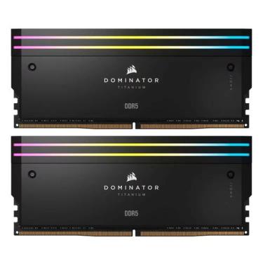 Imagem de Memória RAM Corsair Dominator Titanium RGB 64GB (2x32GB) DDR5 6000MHz 