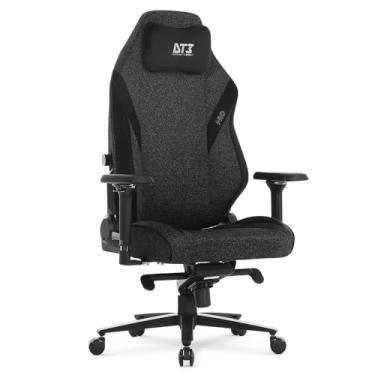 Imagem de Cadeira de Escritório e Gamer DT3 N10, almofada magnética, apoio lombar integrado em 4D, estrutura reforçada em aço, braços 4D+ (Tecido Knit Black, Regular)