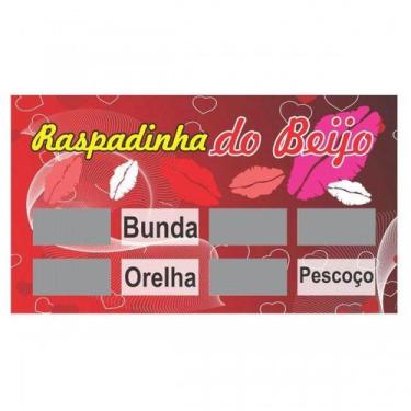 Imagem de RASPADINHA DO BEIJO - Jogo de Beijo para Preliminares - no-brand