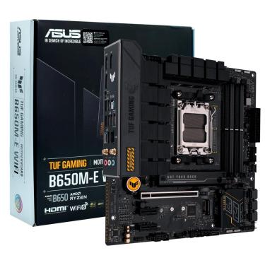 Imagem de Placa Mãe Tuf Gaming B650M-E Wi-Fi Socket AM5 DDR5 Uso Profissional e Pessoal Desempenho Confiável Asus