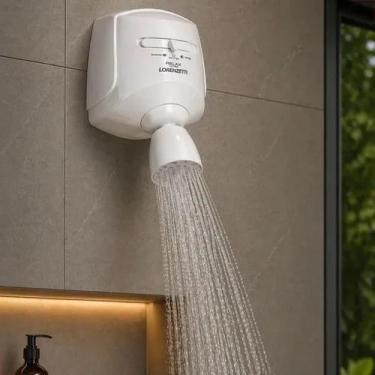 Imagem de Ducha Lorenzetti Relax 3T 127V 5500W com Resistência Ultra e Jato Mult