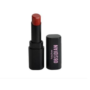 Imagem de Batom Cremoso Em Bala Cream Satin Obsidian Ruby Rose ocs04