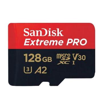 Imagem de Cartão de memória SanDisk SDSQXCD128GGN6MA Extreme Pro com adaptador S