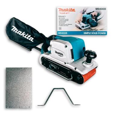 Imagem de Lixadeira de Cinta Makita M9400B 940W Lixa 100X610MM com Coletor de Pó