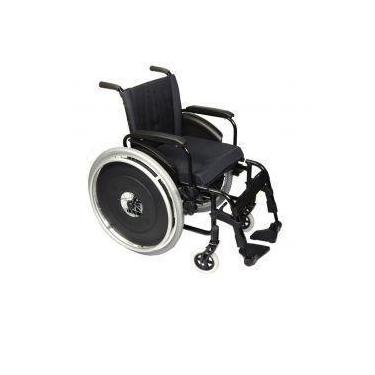 Imagem de Cadeira De Rodas Ortobras Avd Alumínio - Largura Assento 46cm - Preto