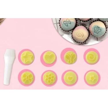 Imagem de Kit Carimbos Essenciais Rosa Bebê Blue Star