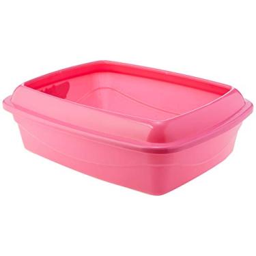 Imagem de PET INJET- Bandeja Alta Com Borda Master Cat Grande Rosa