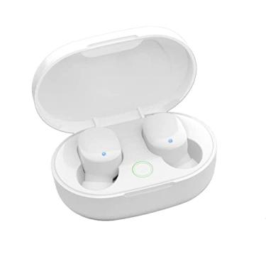Imagem de Fone de ouvido sem fio TWS, fone de ouvido Bluetooth 5.0 intra-auricular com capa de carregamento sem fio, fone de ouvido esportivo à prova d'água com microfone para smartphone