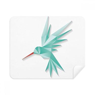 Imagem de Pano de limpeza geométrico com padrão de origem pássaro 2 peças de tecido de camurça