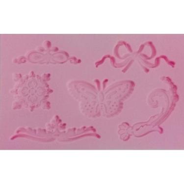 Imagem de Molde De Silicone Borboleta, Laço