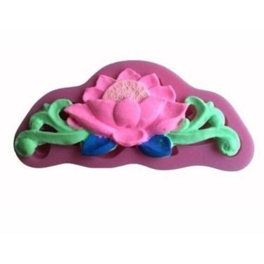 Imagem de Molde De Silicone Arabesco Flor
