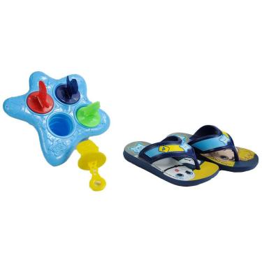Imagem de Chinelo Luccas Neto Com BRINQUEDO Forma Sorvetinho  - 22439
