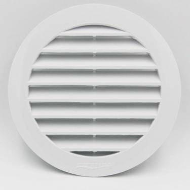 Imagem de Grade de Saída Fixa Arkit Redonda para Duto de 5’’ 125mm S125 Branca