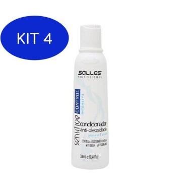 Imagem de Kit 4 Condicionador Anti-Oleosidade Anti-Queda Sensitive Control