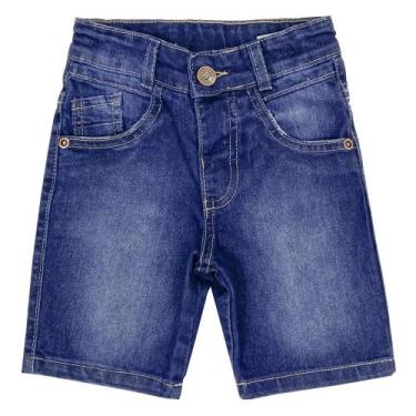 Imagem de Shorts Look Jeans Básico Jeans - Unica - 01