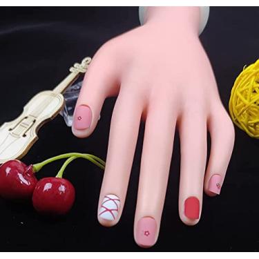 Imagem de DUKASOU Mannequin Mão Prego Manicure Practice Mão Falso Manicure Ferramenta Prática
