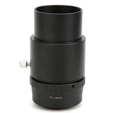 Imagem de Adaptador telescópico adaptador de 5 cm para T, adaptador de suporte de câmera de anel de compressão de latão, preto para/para/para Sony/para/para Olympus/para (M4/3)