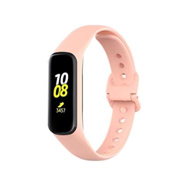 Imagem de Pulseira de Silicone marca 123smart compativel com Galaxy Fit2 SM-R220 Fit 2 R220
