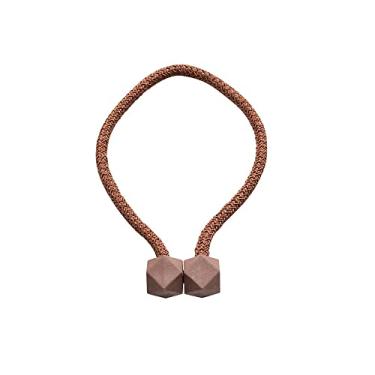 Imagem de Bandagem de cortina de forma criativa forte cortina magnética fivela magnética acessórios de cortina de bandagem, café, 1 peça