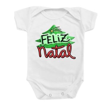 Imagem de Body De Natal Festas Roupa Para Bebê Feliz Presente Menino A - Use Jun