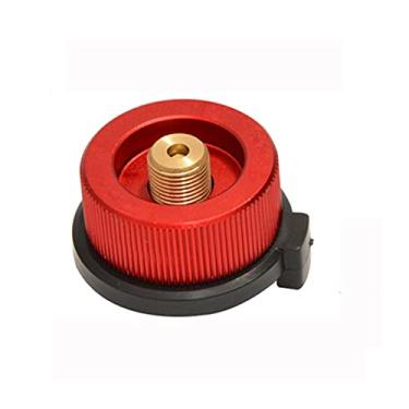 Imagem de MOOKEENONE 1 x adaptador de cabeça de conversão de gás de fogão a gás para acampamento portátil