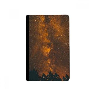 Imagem de Porta-passaporte Orange Dark Sky Fog Notecase Burse capa carteira porta-cartão, Multicolor