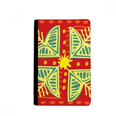 Imagem de Flores Plantas México Totems Civilização Antiga Porta Passaporte Notecase Burse Carteira Capa Bolsa Cartão, Multicolor