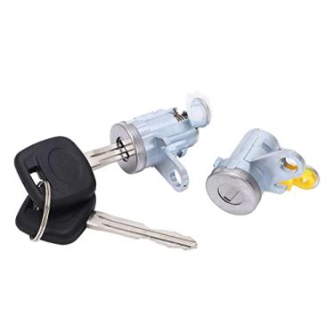 Imagem de 6905135070 Conjunto de cilindro de trava de porta com , 2 chaves sólidas para carro