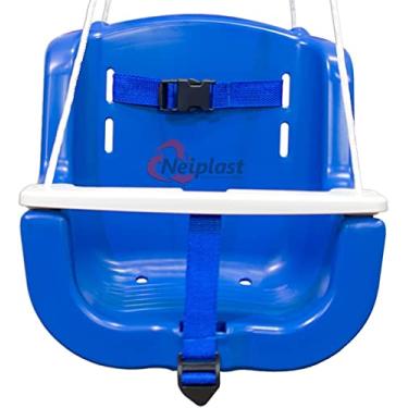 Imagem de Balanço Plástico Infantil (C/Cinto e Trava de segurança) (AZUL)