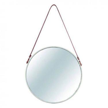 Imagem de Espelho Redondo Decorativo Metal 40,5cmx40,5cm Mart Collecti