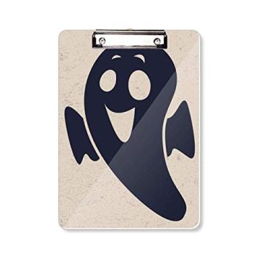 Imagem de Prancheta de Halloween Emaciado Little Devil pasta, bloco de anotações, placa de apoio A4