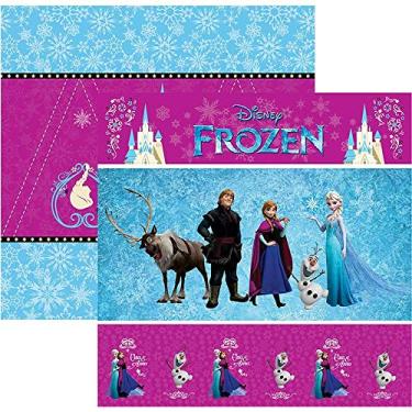 Imagem de Kit Fls.P/ Scrap Df Frozen 1 Cenario E Bandeirolas C/12 Un, Toke E Crie, Sdfd042, Multicolorido, Pacote De 12